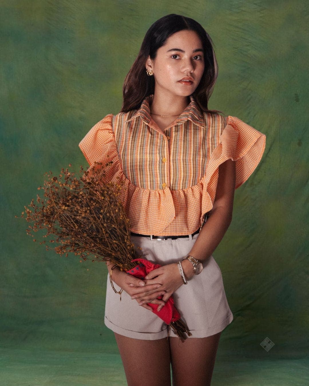 Tahan Ruffle One-Size Top, Lambingan sa Hapon