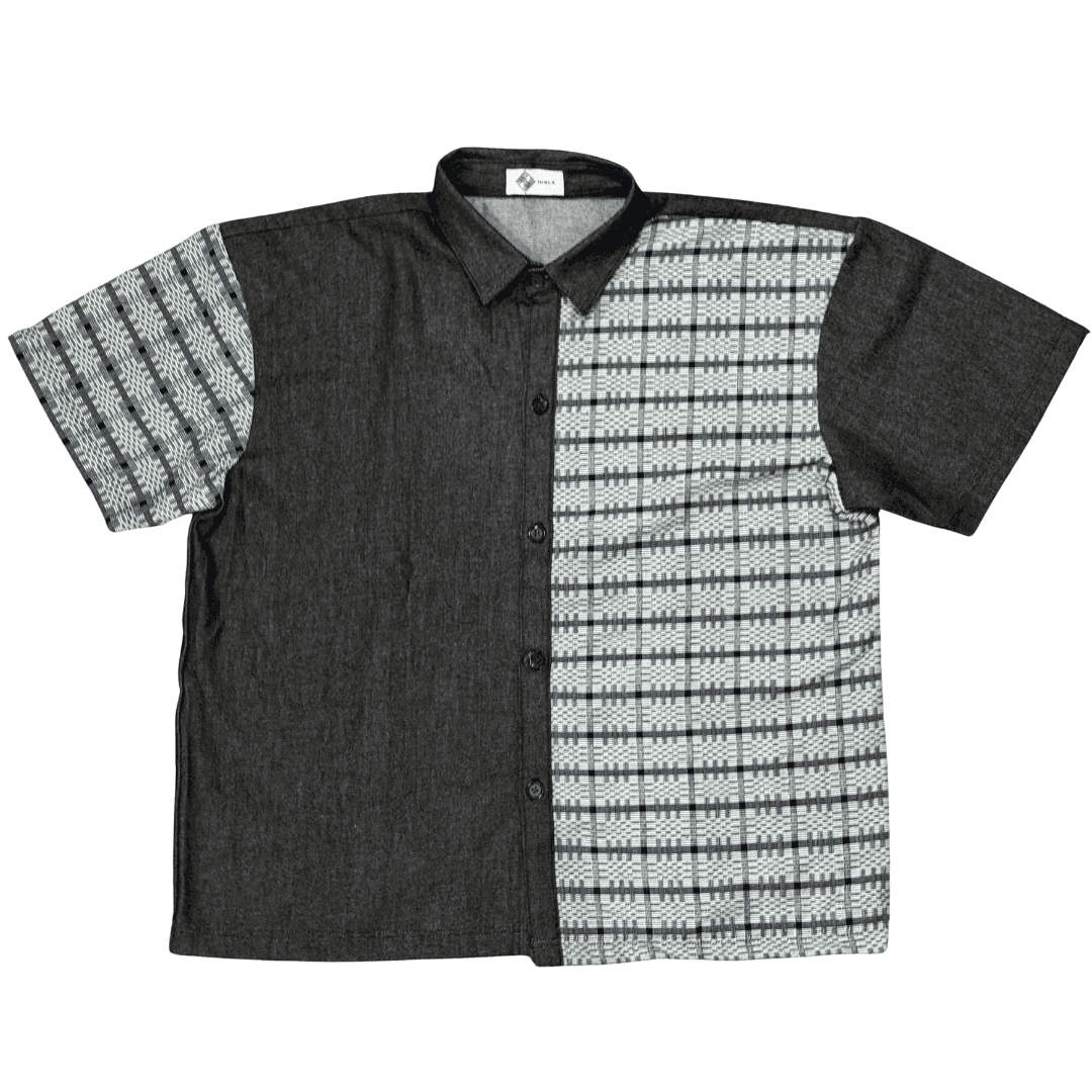 Likás Button Down Black Men’s Polo Shirt – Itim