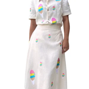 Sorbetes Embroidered Skirt
