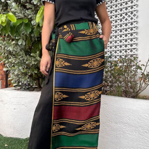 Inaul Wrap-Around Garterized Pants