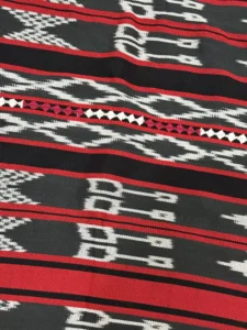 Ifugao Ikat Weave - Red & Black