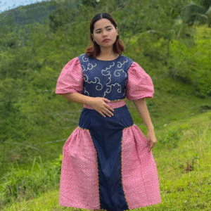 Langit Embroidered Puff Skirt