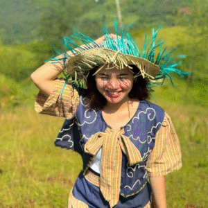 Langit Puff Sleeves Two-Way Top – Dilaw