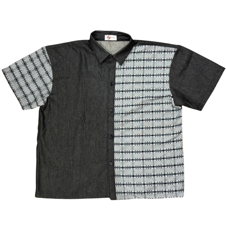 Likás Button Down Black Men’s Polo Shirt – Itim