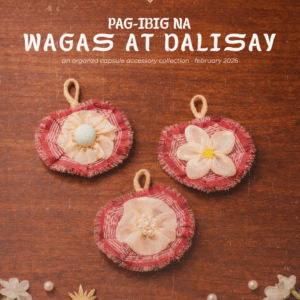 Wagas at Dalisay 3-Piece Brooches & Pins (Sampaguita, Araw, at Perlas)