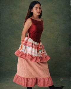 Gunita One-Size Skirt, Up to 45" Waist, Lambingan sa Hapon